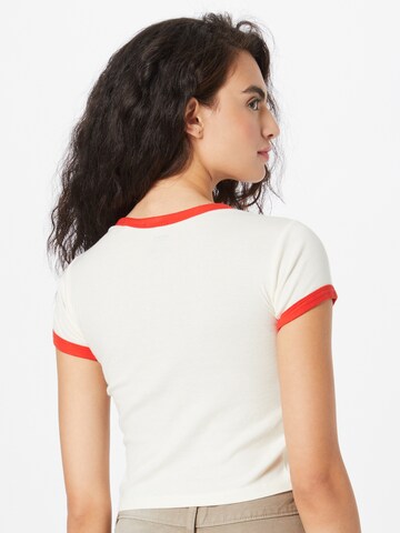 LEVI'S ® Shirt 'Graphic Ringer Mini Tee' in Weiß