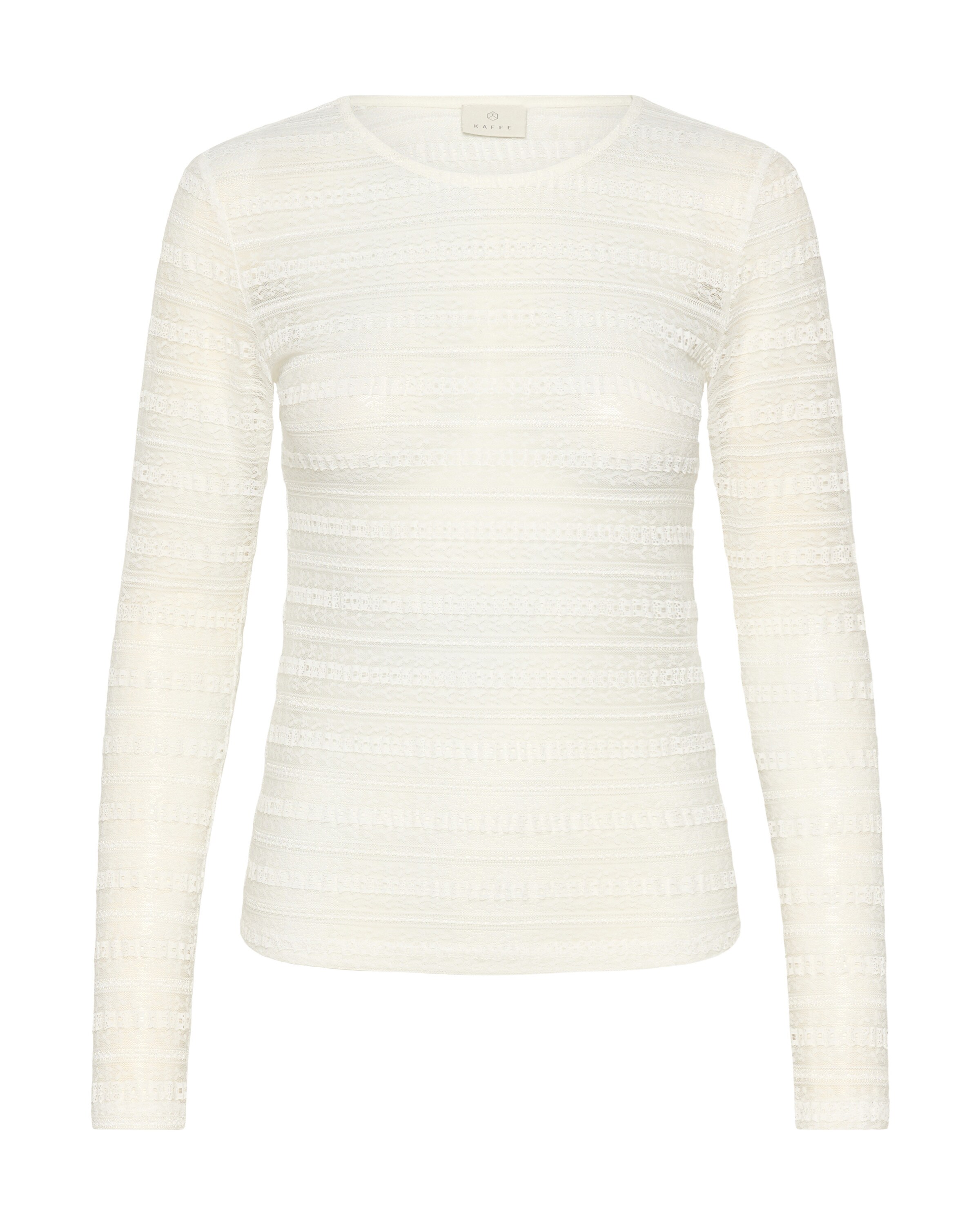 Kaffe - Camisa 'Nanna' em branco: frente