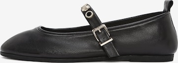 Derimod Ballerina in Schwarz: Vorderseite