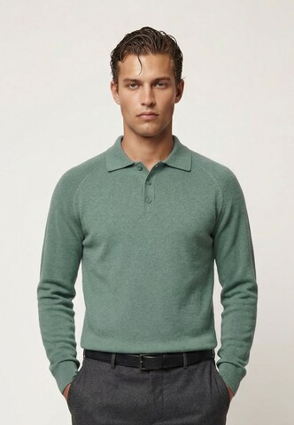 Pulover de la Felix Hardy pe verde: față