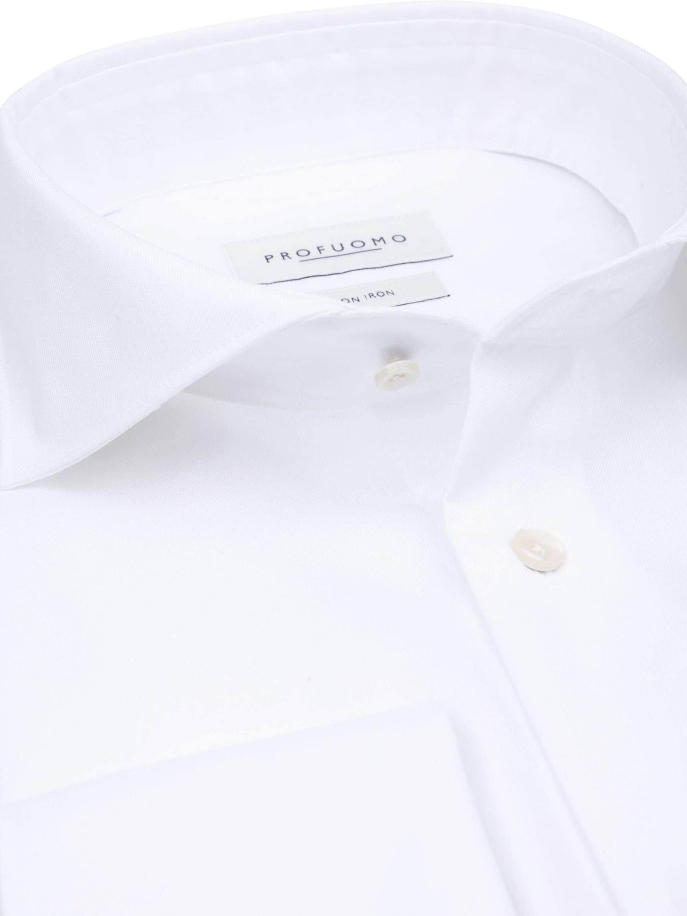 Profuomo Slim fit Button Up Shirt in White
