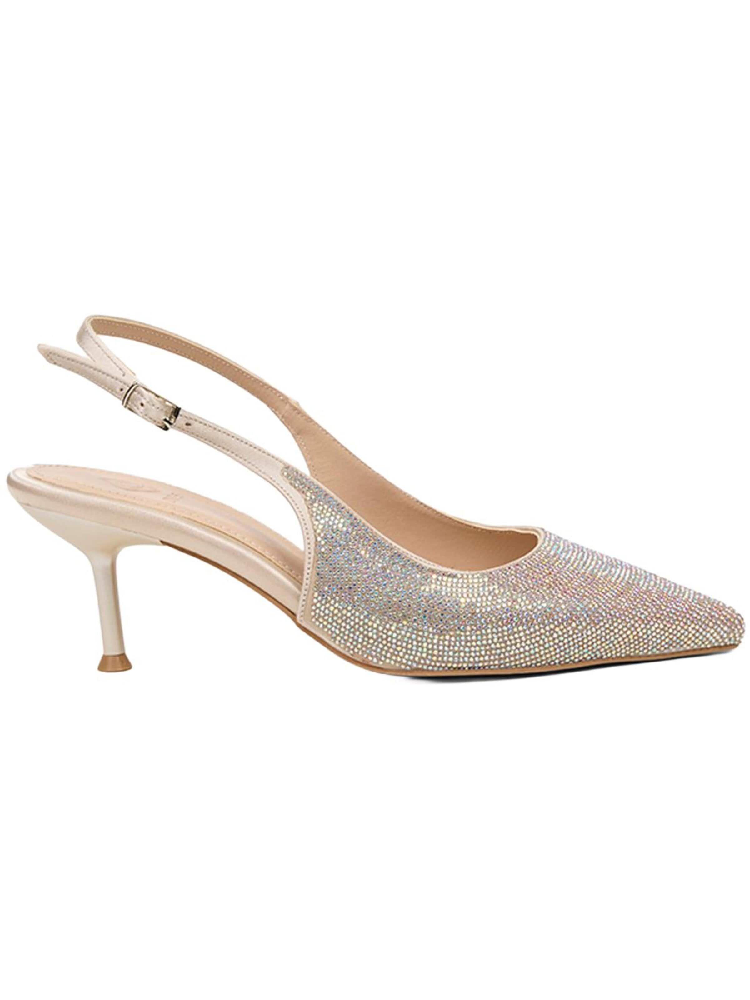 Desa Slingpumps 'Stilett' in Beige