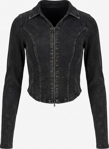 Veste mi-saison myMo ROCKS en noir : devant