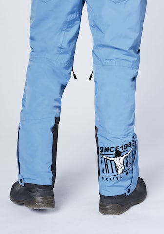 CHIEMSEE Štandardný strih Outdoorové nohavice 'Taos' - Modrá