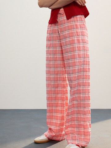Wide Leg Pantalon Next en rose