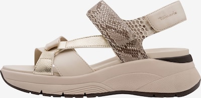 Tamaris Sandale 'Ledersandalen' in 36 in elfenbein, Produktansicht
