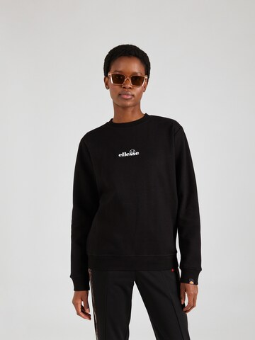 ELLESSE Sports sweatshirt 'Svetlana' in Black: front