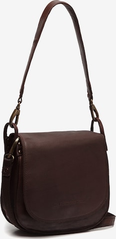 Sac bandoulière The Chesterfield Brand en marron : devant