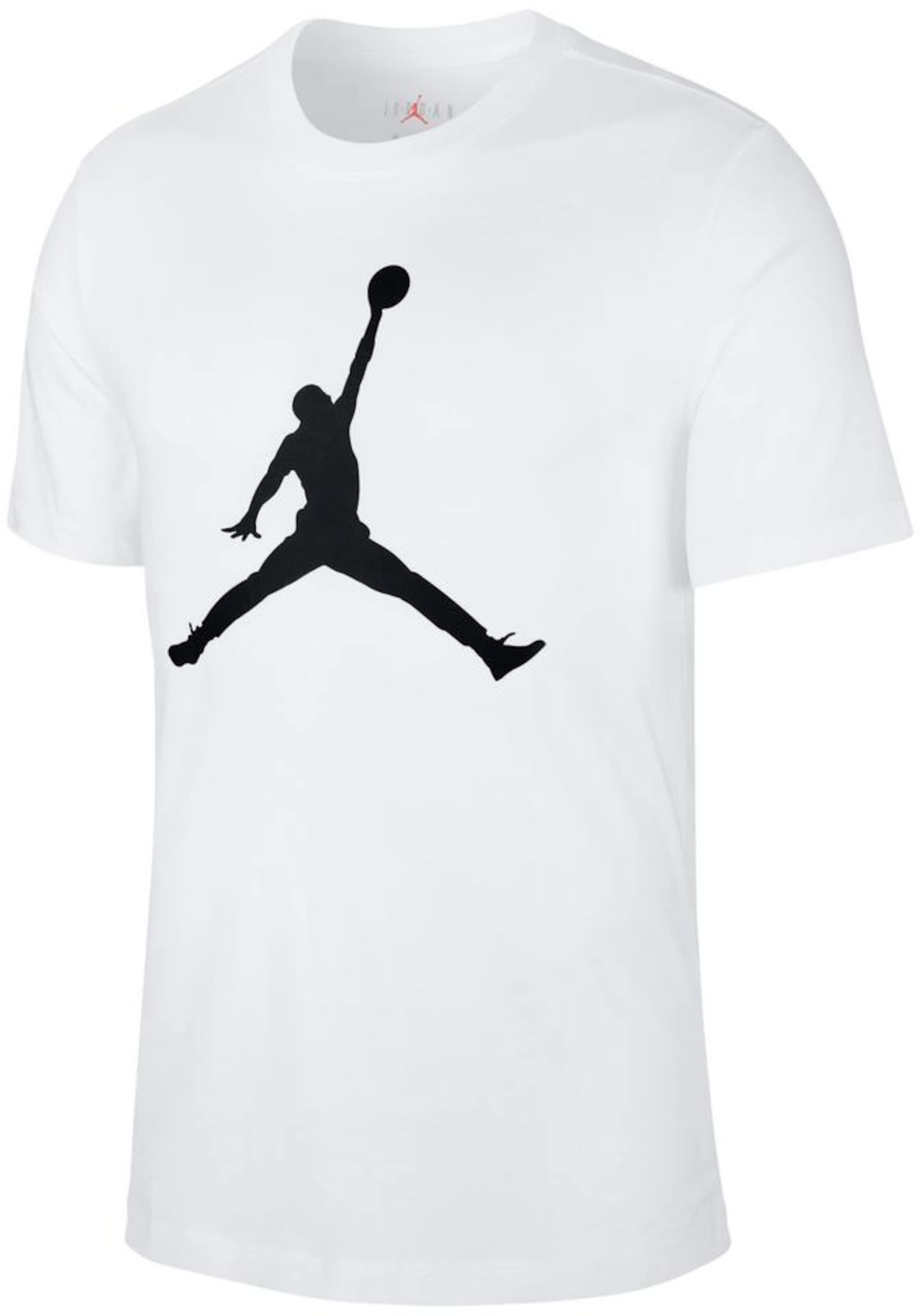 Jordan Performance shirt 'Jumpman' in White: front