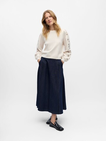 Pull-over OBJECT en blanc : devant