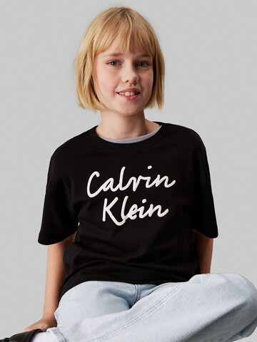 Calvin Klein Jeans T-Shirt in Schwarz: Vorderseite