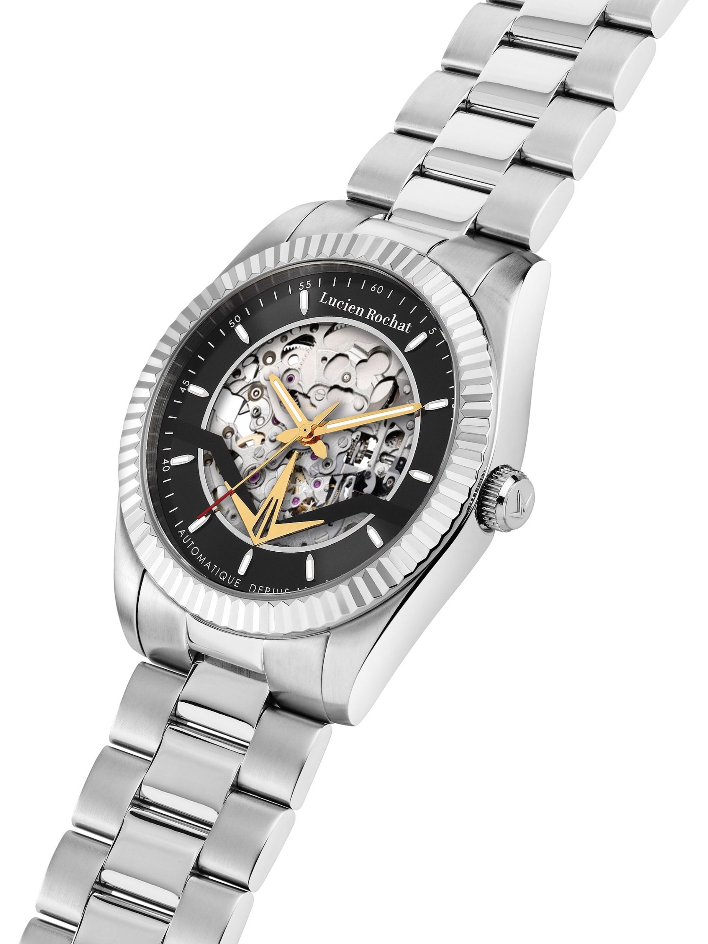 Lucien Rochat Analog Watch in Silver