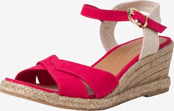 TAMARIS Strap sandal in Pink: front