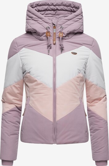 Ragwear Weatherproof jacket 'Novva' in Lavender / Pastel pink / White, Item view