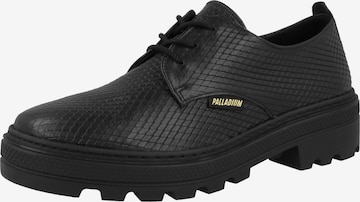 Palladium Schnürschuh 'Pampa' in Schwarz: predná strana