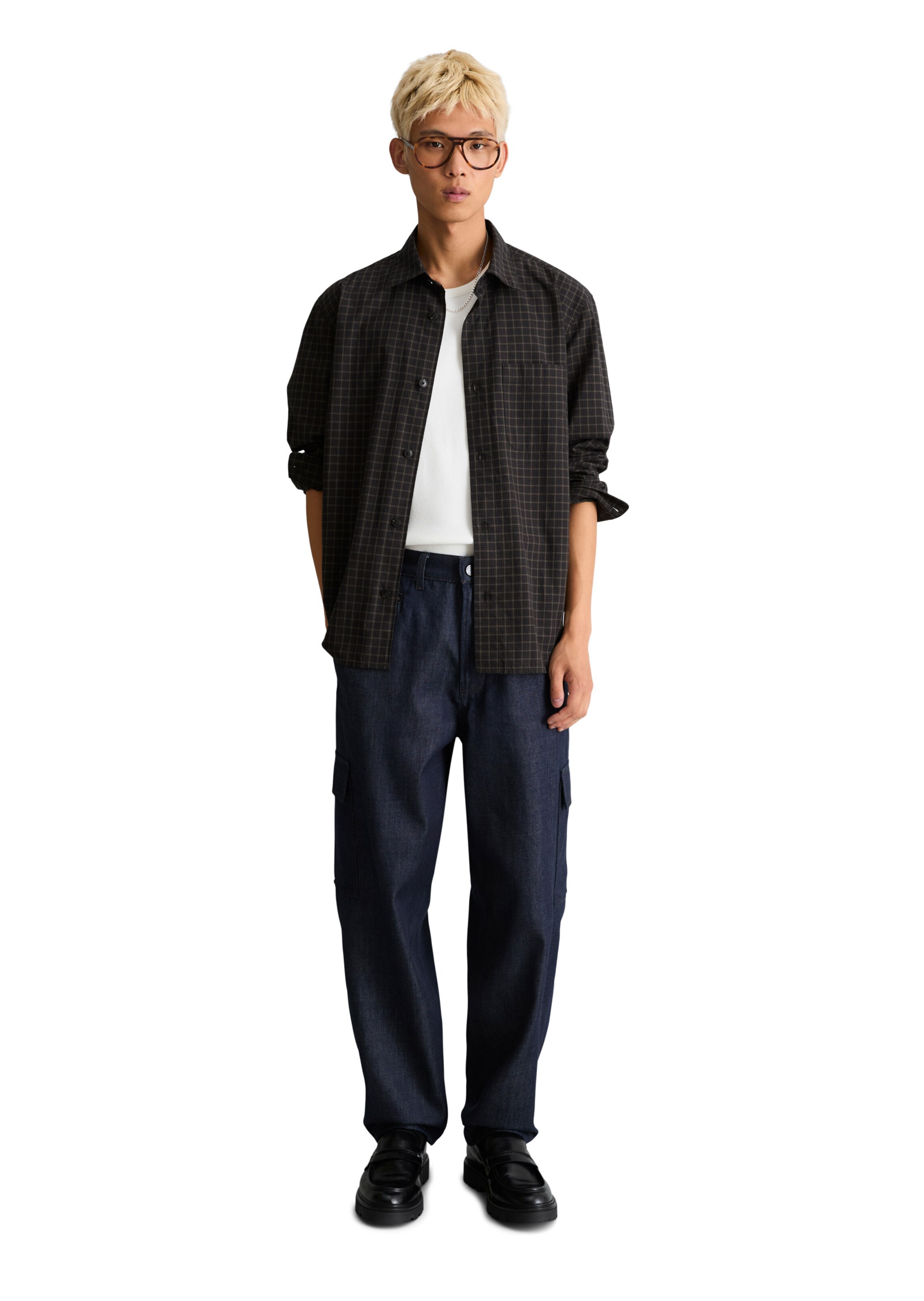 Marc O'Polo DENIM Regular fit Button Up Shirt in Brown