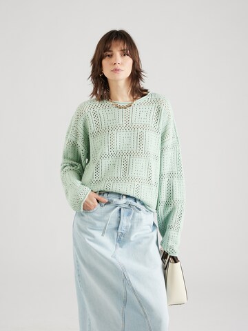 Pull-over 'ODA' VERO MODA en vert : devant