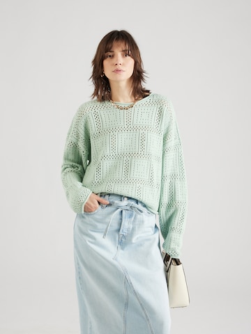 VERO MODA Sweater 'ODA' in Green: front