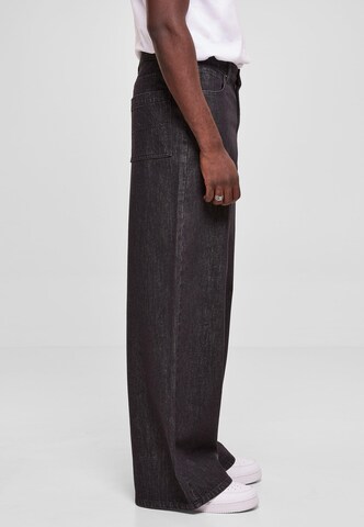 Urban ClassicsLoosefit Traperice '90's' - crna boja