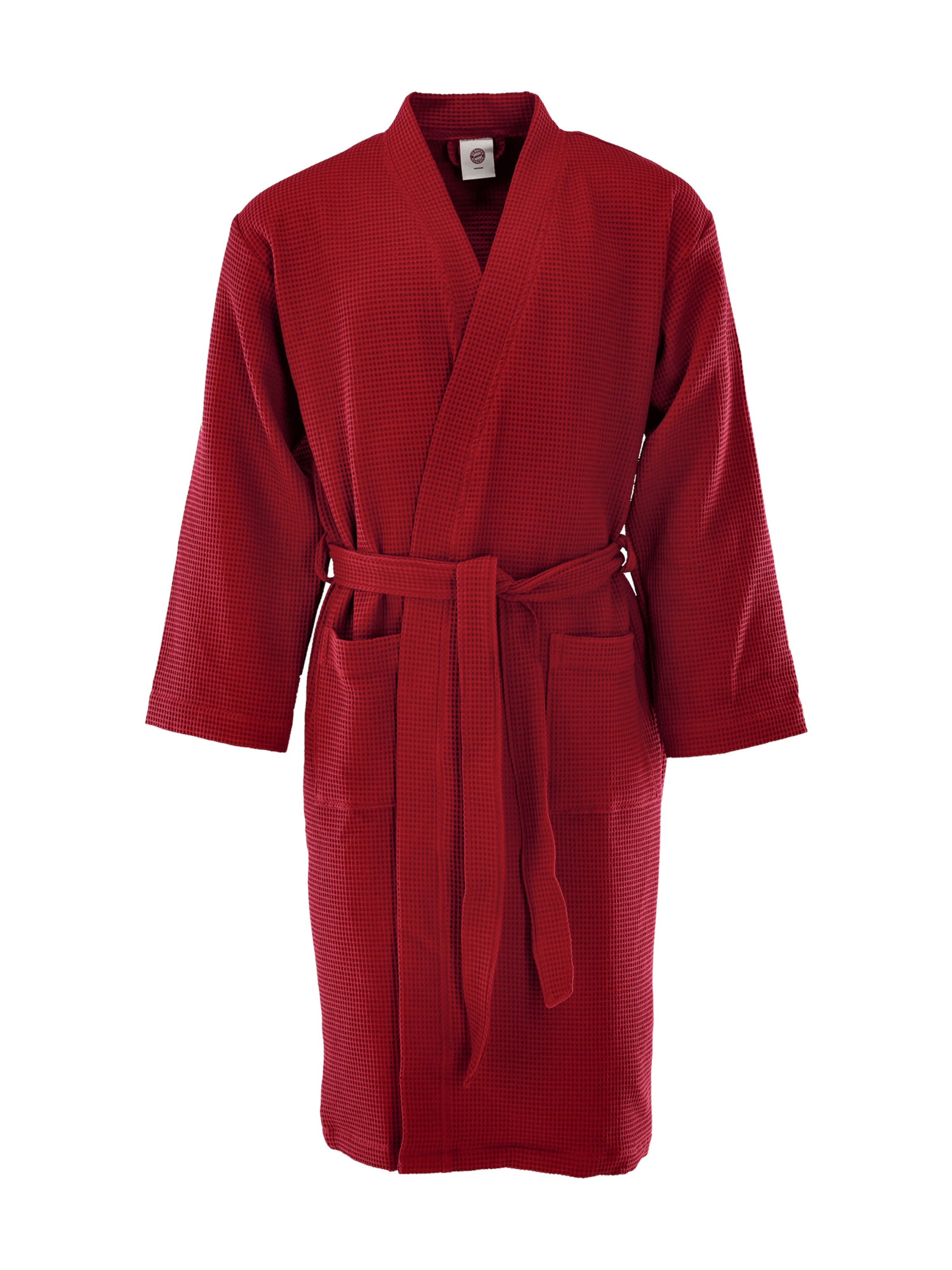 FC BAYERN MÜNCHEN Bademantel in Rot: Vorderseite