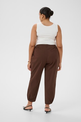KAFFE CURVE Loosefit Bukser 'Vicky' i brun