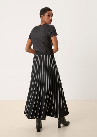 s.Oliver BLACK LABEL T-Shirt in Schwarz