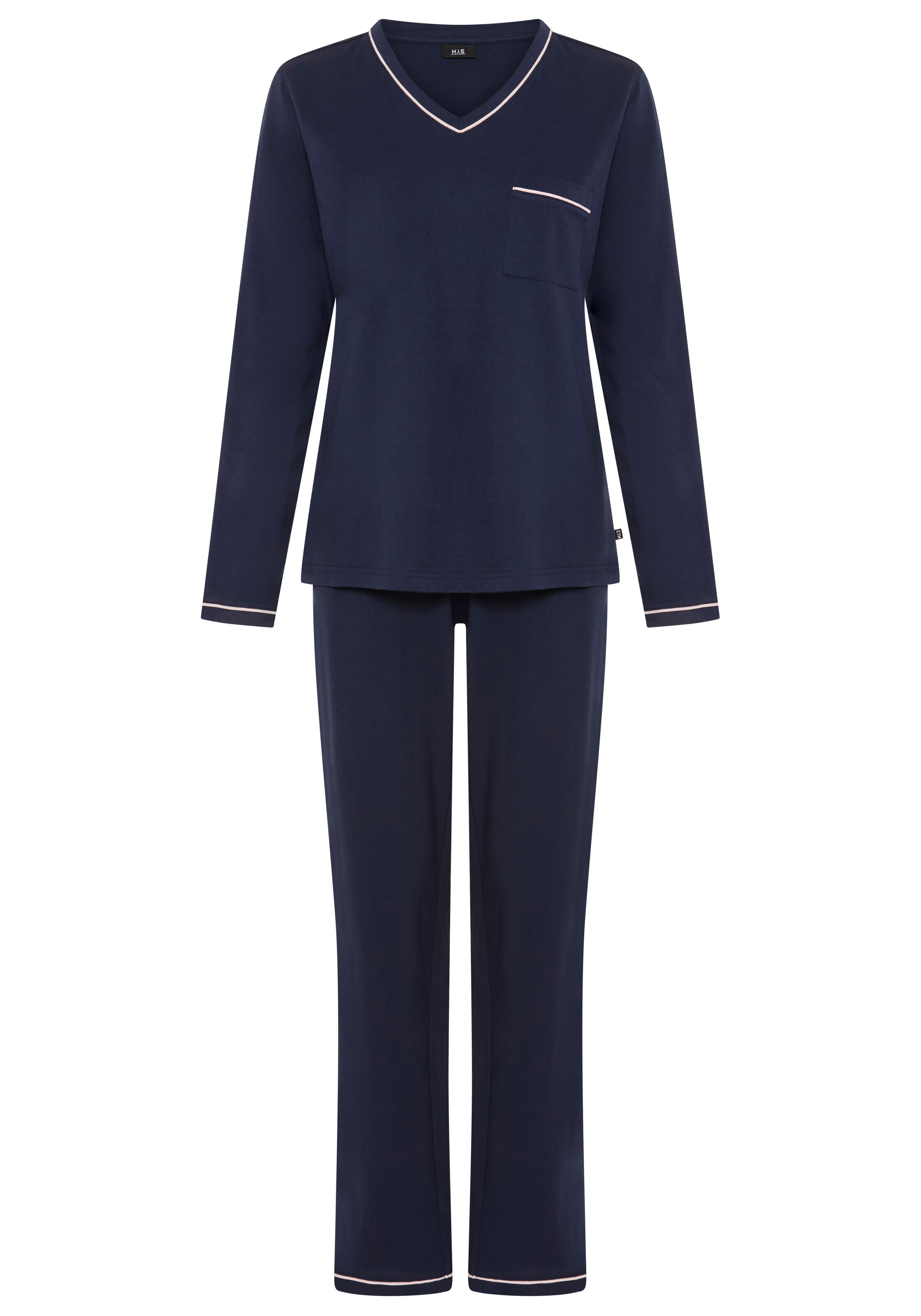 H.I.S EM Pajama in Blue: front