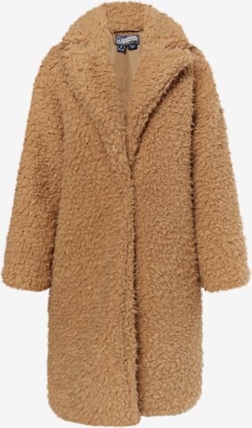 DreiMaster Vintage Wintermantel in Beige: voorkant