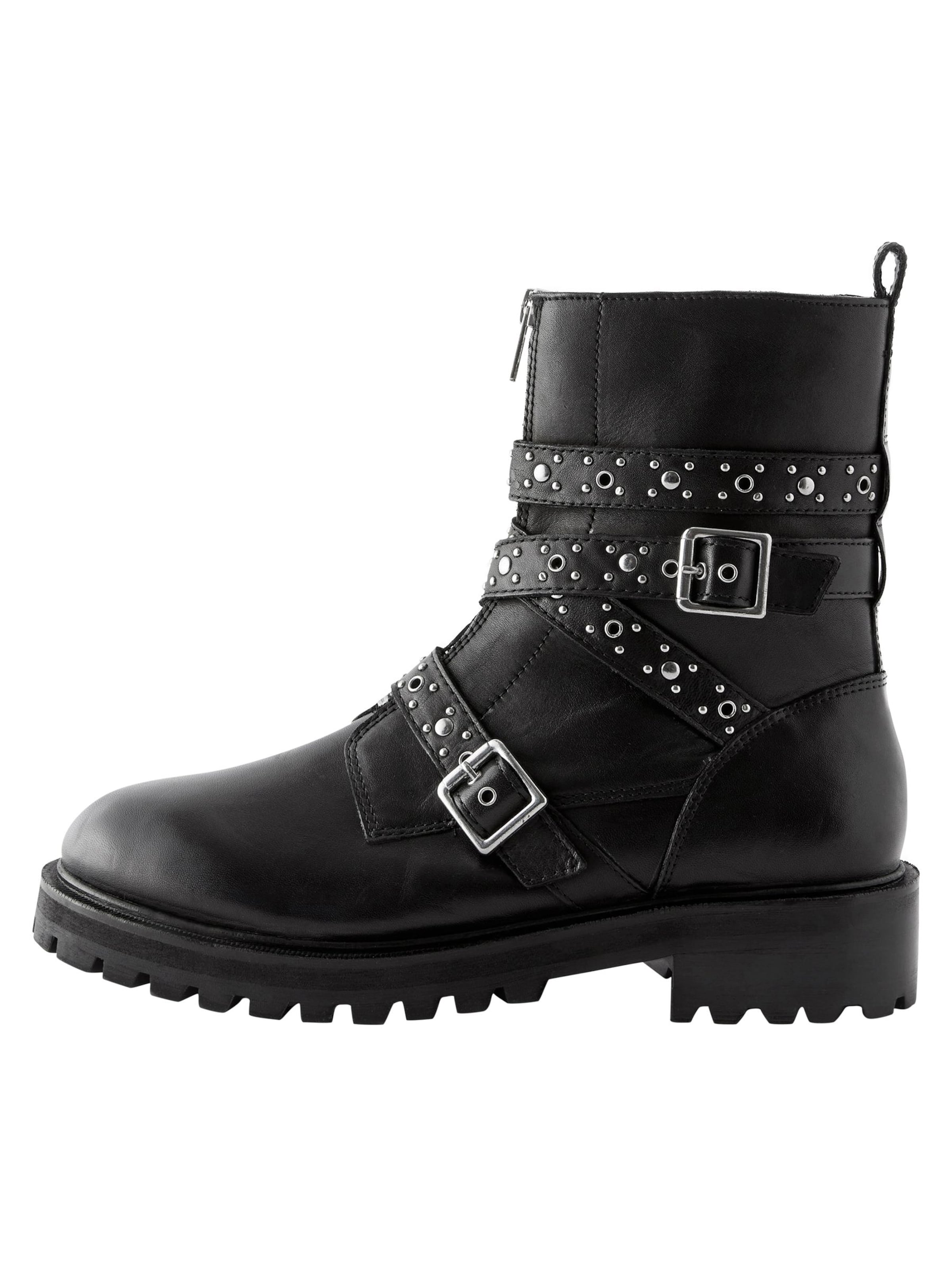 Next Boots in Schwarz: Vorderseite