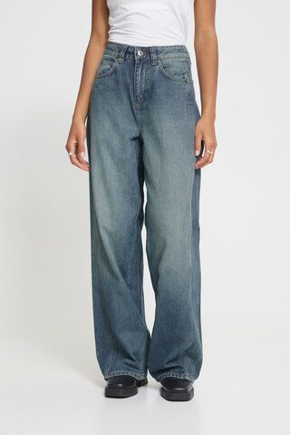 ICHI Wide leg Jeans 'NAOLIA ' in Blue: front