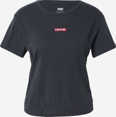 Marškinėliai 'Graphic Rickie Tee' iš LEVI'S ®, spalva – antracito spalva / raudona / balta, Prekių apžvalga
