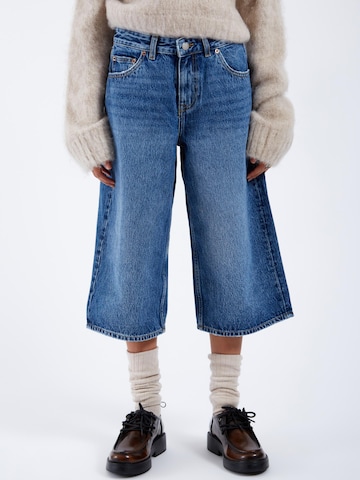 Dr. Denim Loosefit Jeans 'Dace Mid Wide Capri' in Blauw
