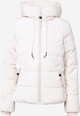 QS Between-season jacket in White: front