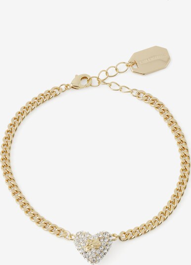 Karl Lagerfeld Bracelet en or / blanc, Vue avec produit