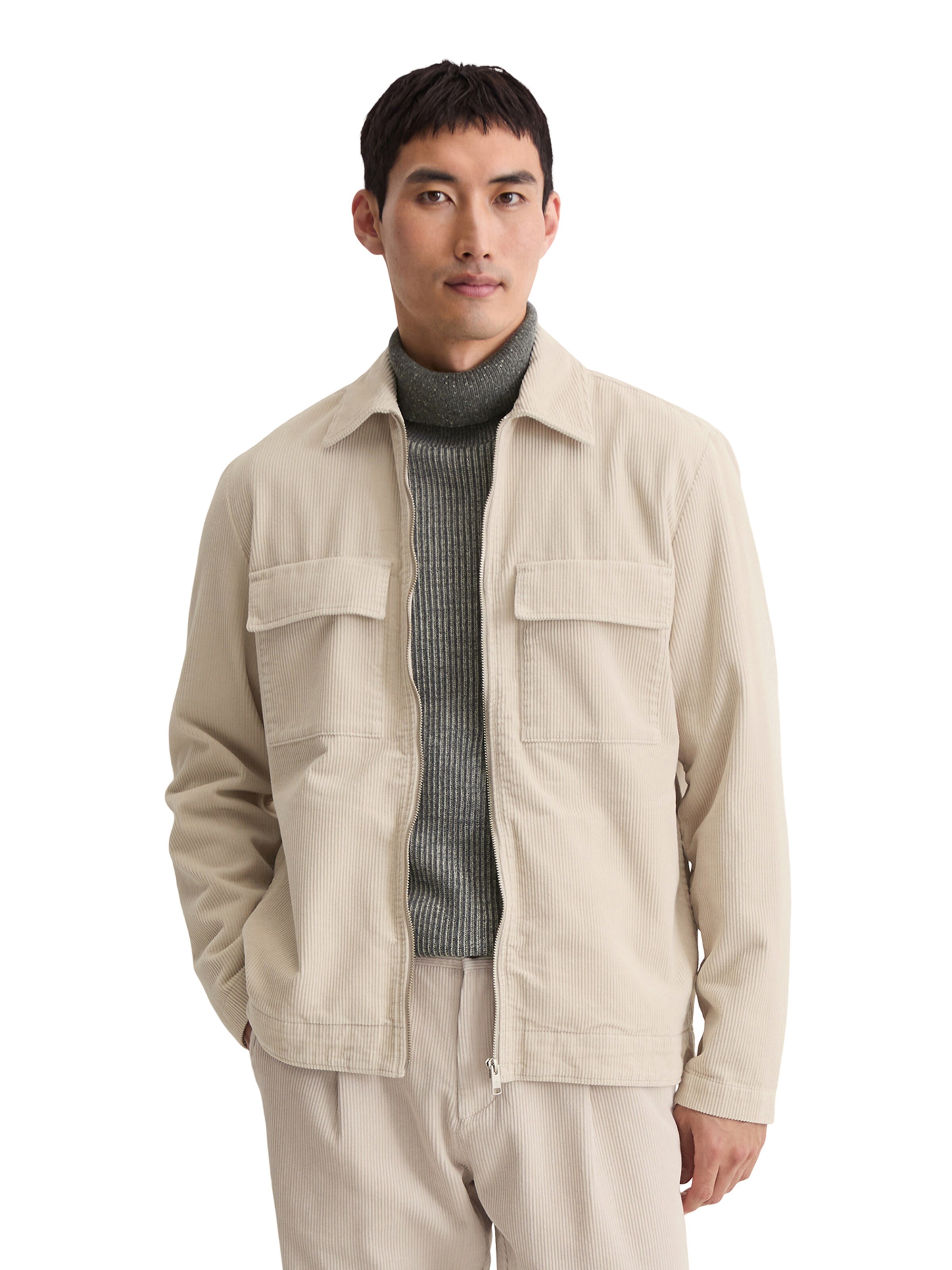 Marc O'Polo Демисезонная куртка в Бежевый: спереди