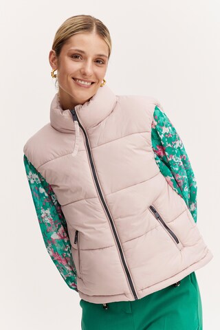 Gilet 'Bomina' di b.young in rosa: frontale