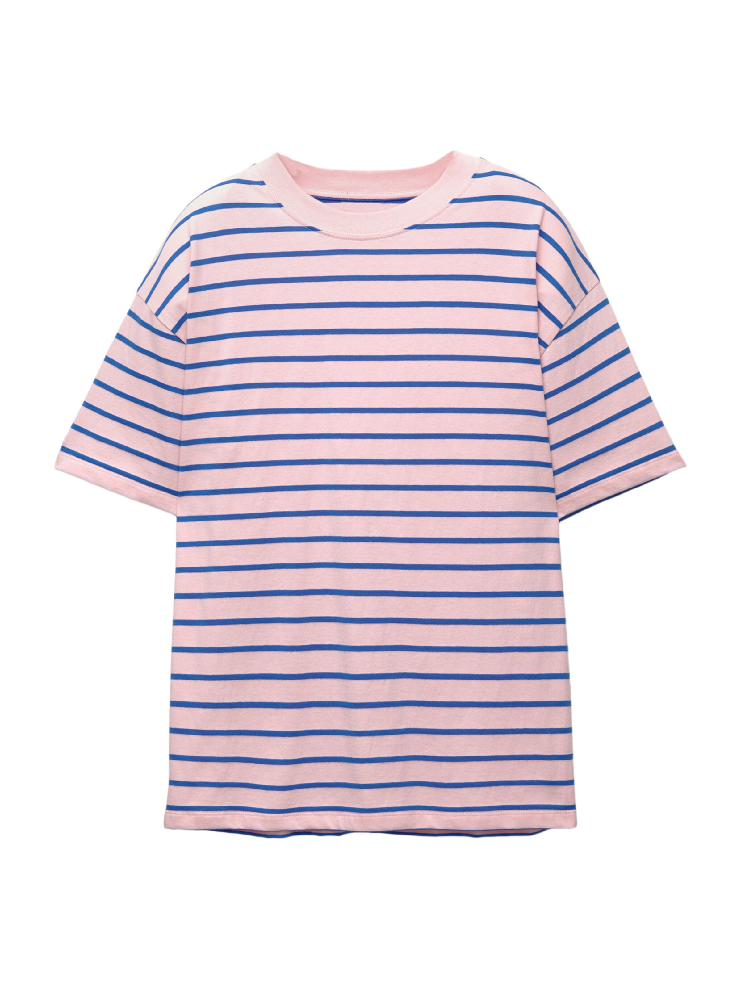Pull&Bear Oversize t-shirt 'PACIFIC' i rosa: framsida