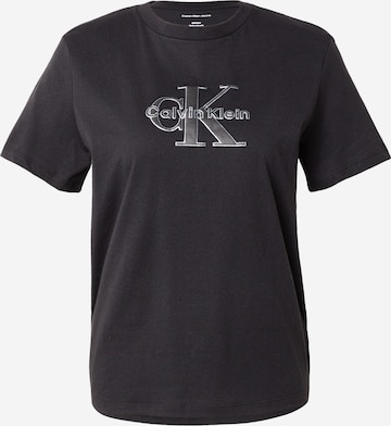 Calvin Klein Jeans Футболка 'CLASSIC' в Черный: спереди