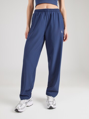 Hummel Regular Sportbroek 'Fast' in Blauw: voorkant