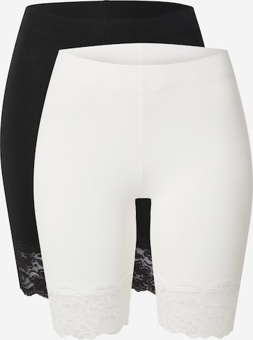 Gina Tricot Leggings in Black: front