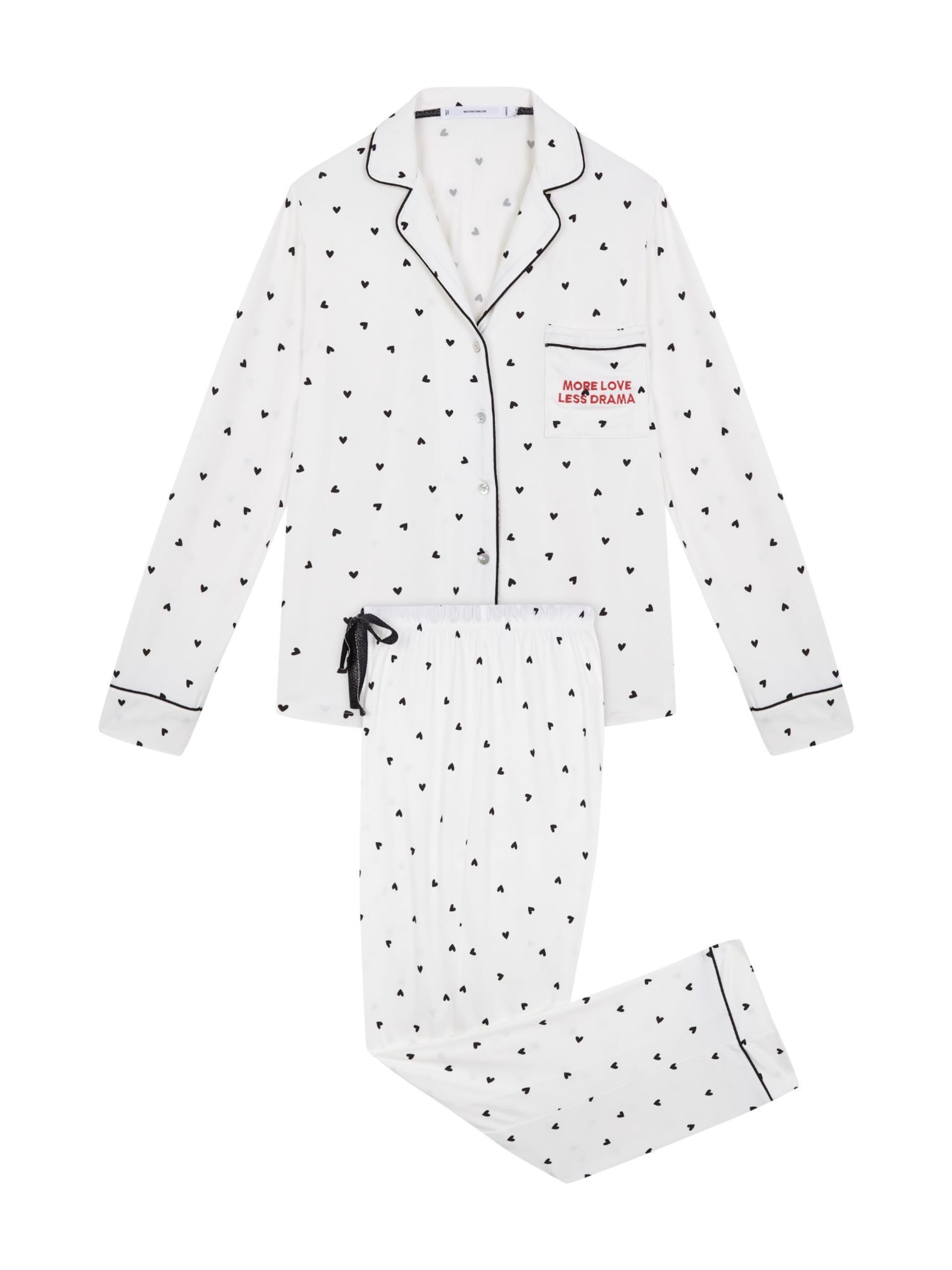 Pyjama Women' Secret en blanc : devant