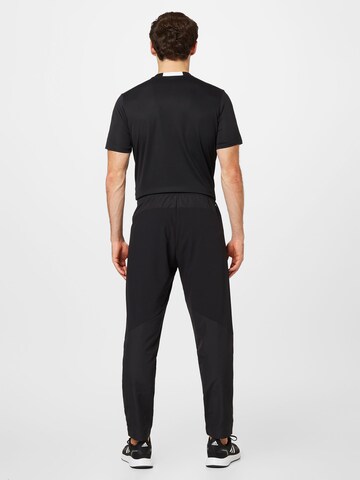 juoda ADIDAS SPORTSWEAR Standartinis Sportinės kelnės 'Aeroready Designed For Movement'