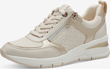 TAMARIS Låg sneaker i beige: framsida