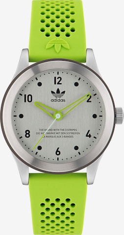 ADIDAS ORIGINALS Analog Watch in Silver: front