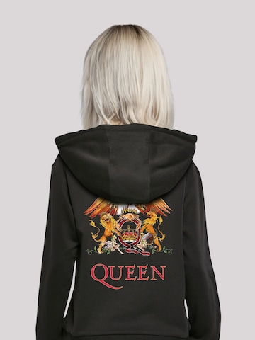F4NT4STIC Sweatshirt 'Queen Classic Logo Rock Musik Band' in Black: front