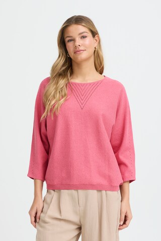 Pull-over Fransa en rouge : devant