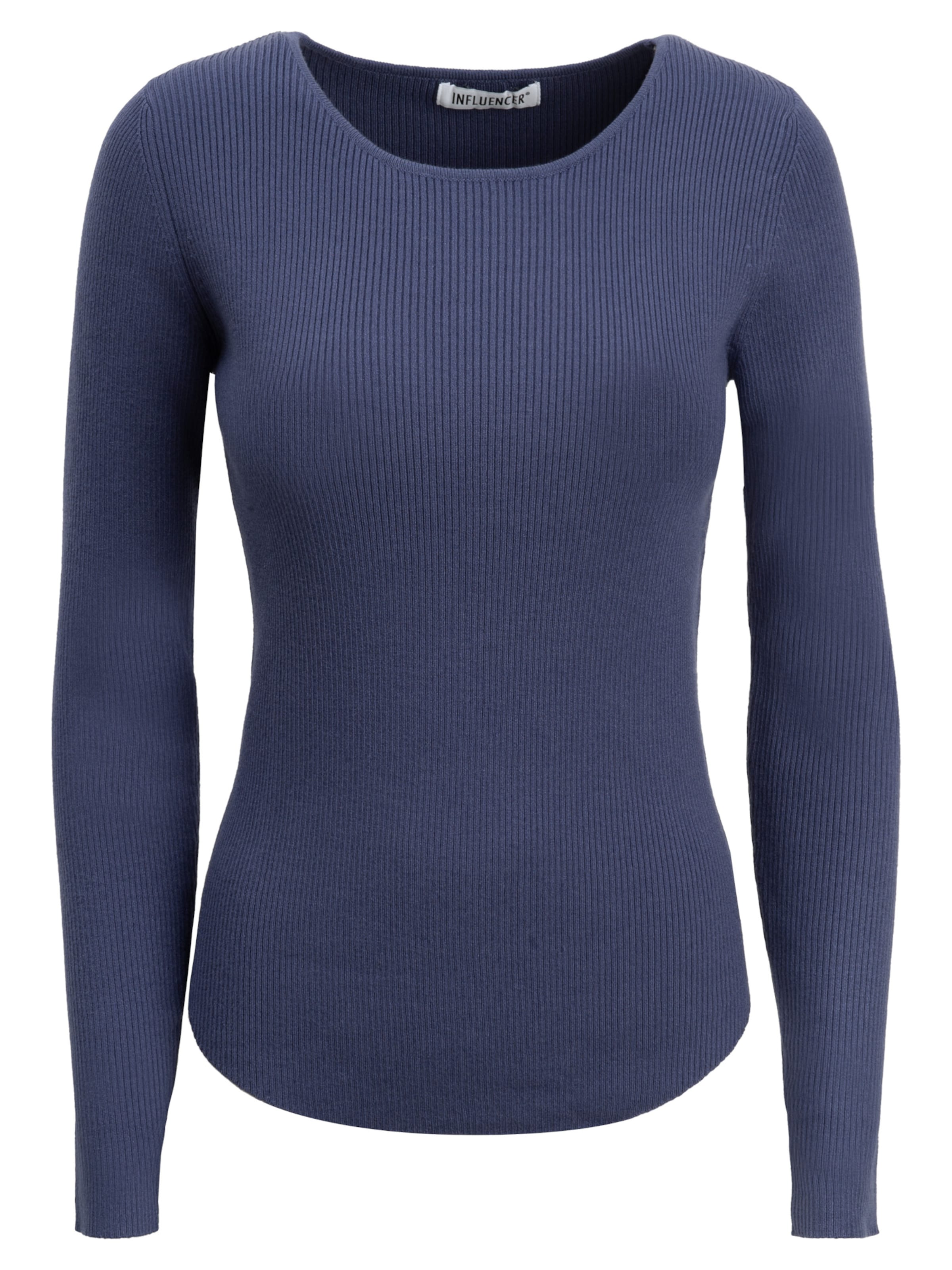 Pullover di Influencer in blu: frontale