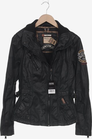 khujo Jacket & Coat in L in Black: front