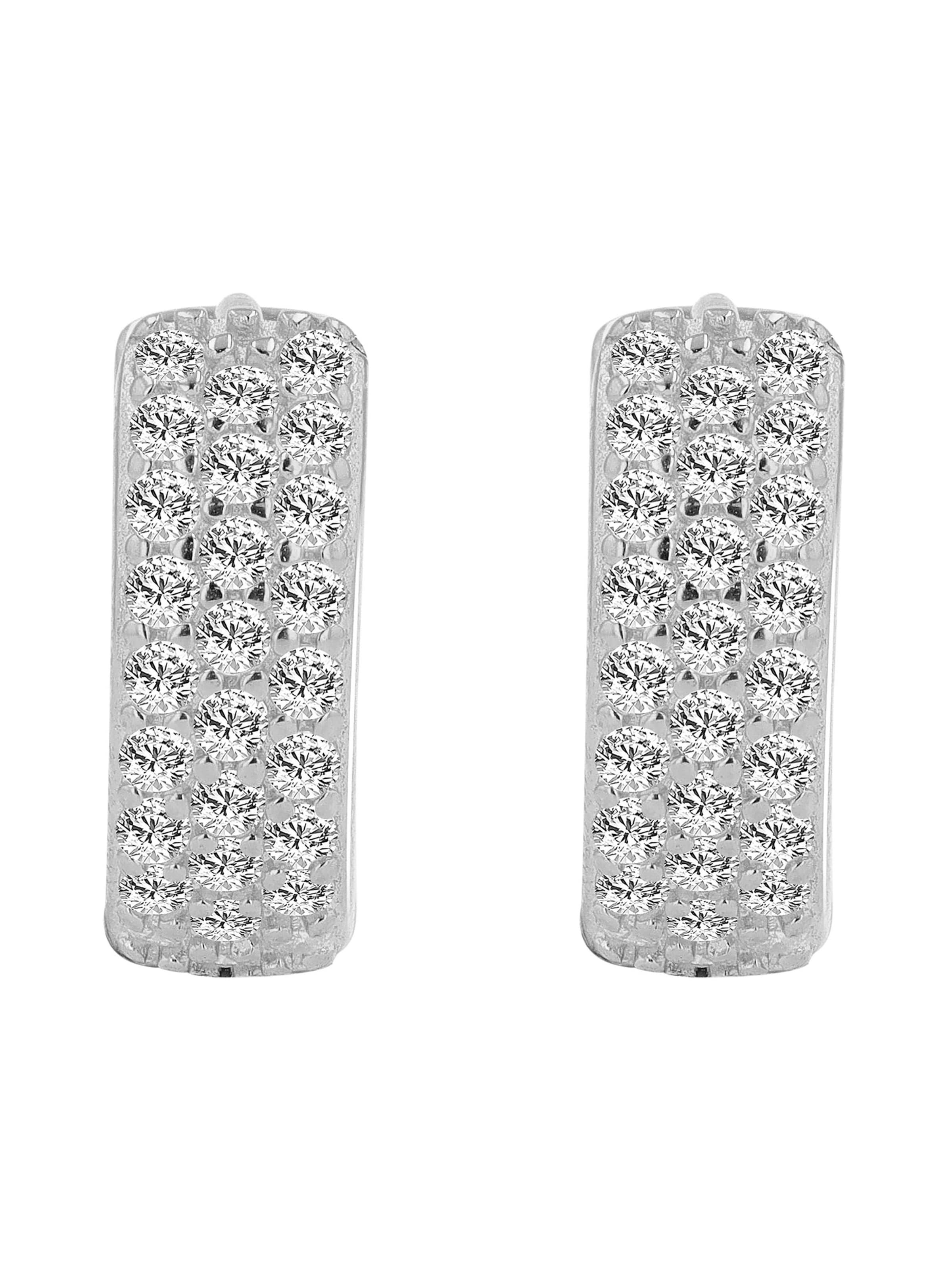Akzent Ohrringe 'Senna, 925 Sterlingsilber, langlebig'‌‌‌‌‌‌‌‌‌‌ in Silber