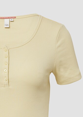 T-shirt QS en jaune